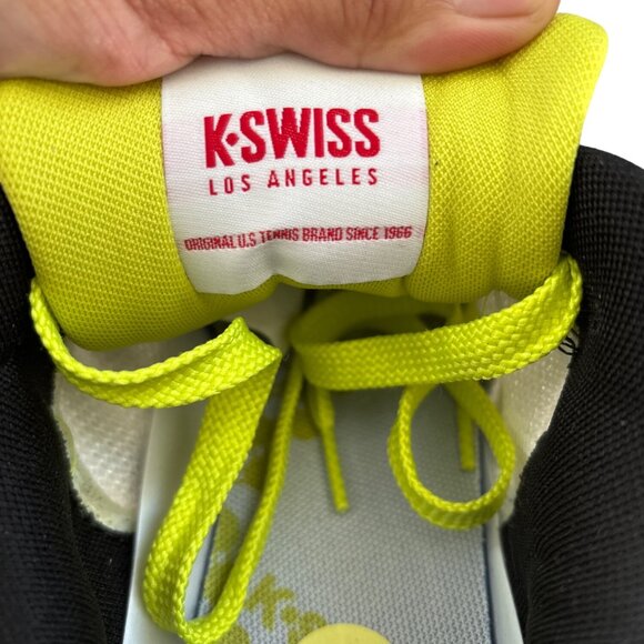 K-Swiss Yellow and White Athletic Shoes with Sporty Design - Picture 3 of 10